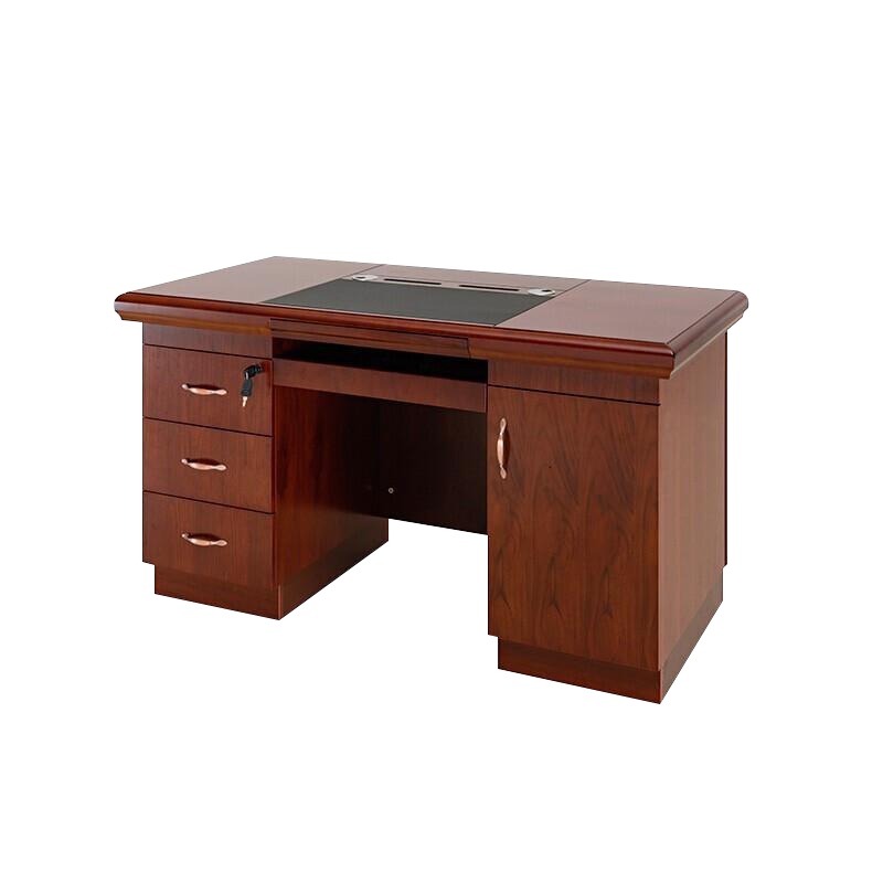 是尚 办公桌 大班桌 老板桌 贴实木皮