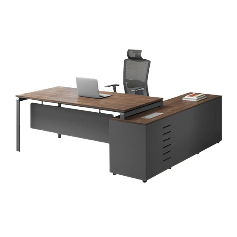 [理政]板式办公桌 简约现代 电脑桌 经理桌 老板桌 钢木主管桌 大班台