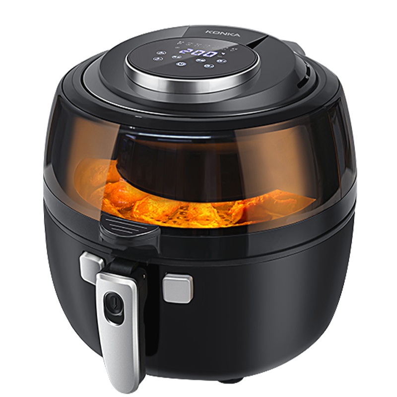 康佳(KONKA)空气炸锅KGKZ-8868新款家用智能可视全自动电炸锅6.5L大容量多功能无油炸薯条