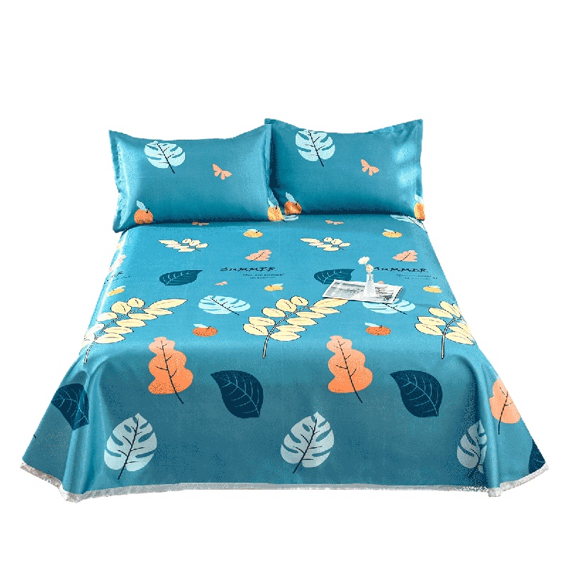 老席匠冰丝凉席三件套床裙款1.8m床可水洗床单冰丝可折叠空调软席子