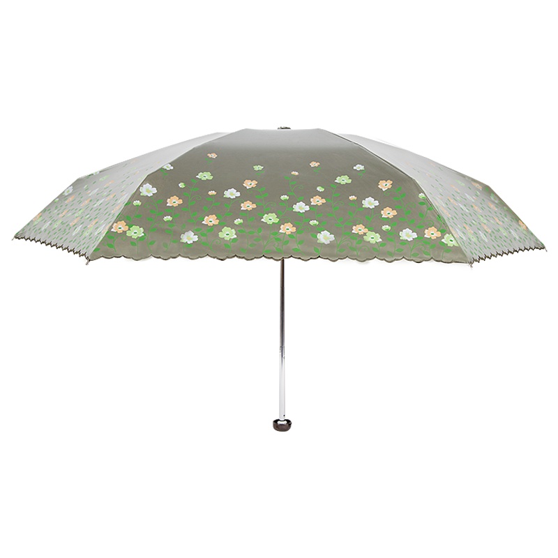 宏达HONDAR 小巧五折防晒太阳伞 时尚印花折叠防紫外线遮阳伞4649