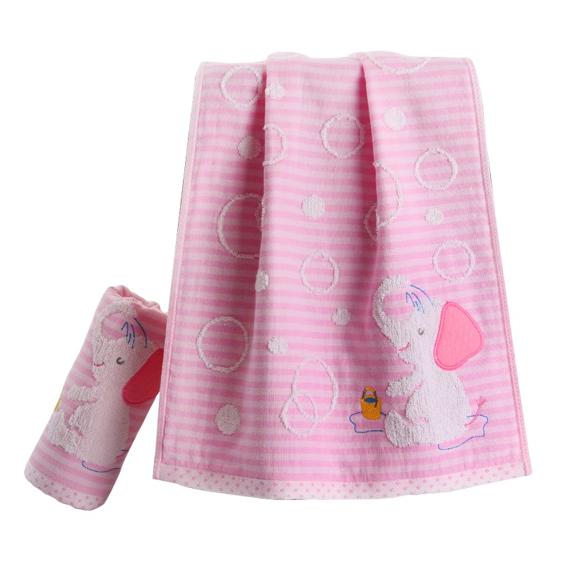 金号纯棉毛巾 成人洗脸纱布柔软大毛巾 卡通面巾