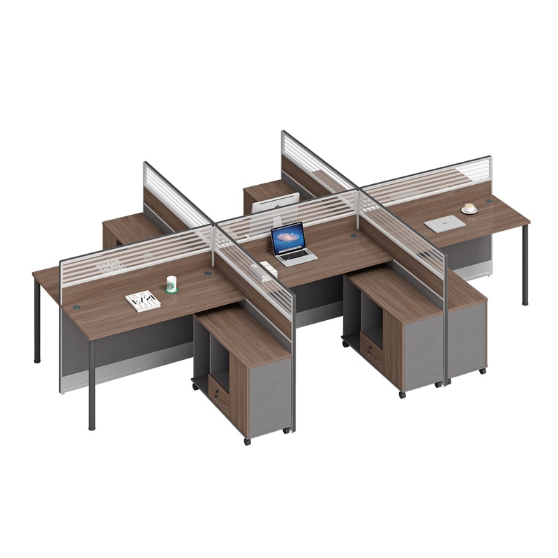 科朔 办公桌职员桌 员工桌 板式屏风班台桌 六人位 KS-06L3020