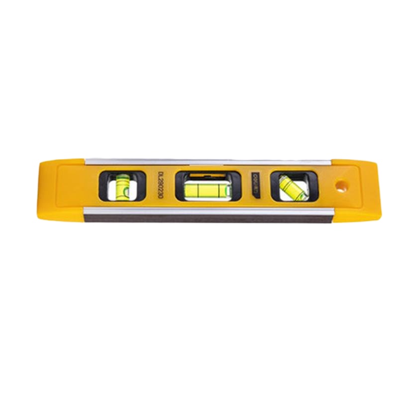 得力(deli)工具水平尺磁性家用装修平衡尺高精度平水尺靠尺 DL290230 式水平尺230mm