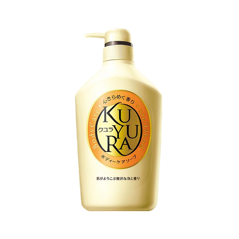 日本进口资生堂可悠然沐浴露沐浴乳550ml花漾之恋滋润保湿（两瓶装）