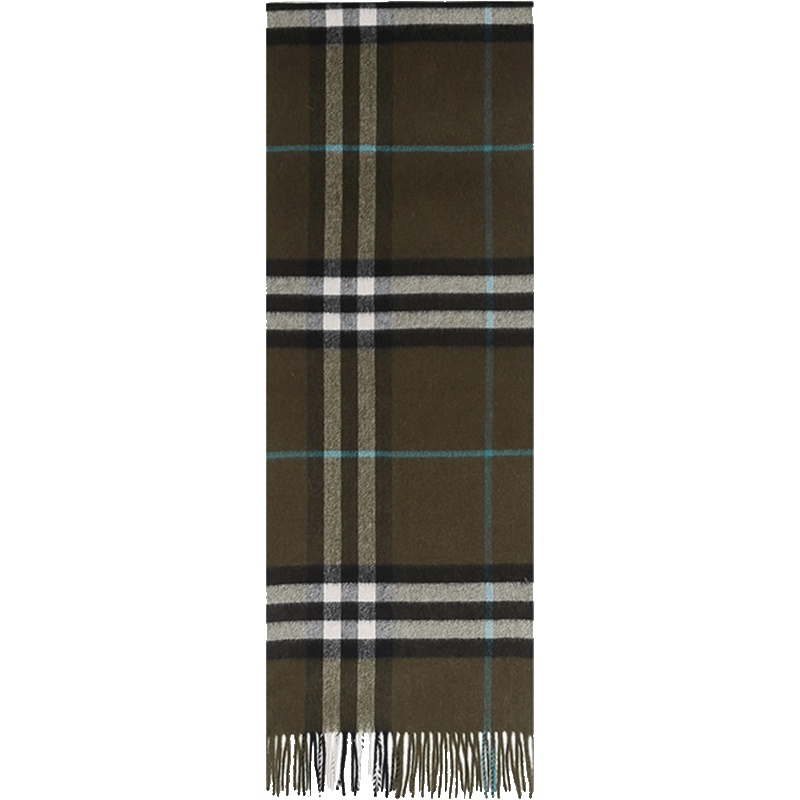 BURBERRY 博柏利 男女通用款经典格纹羊绒围巾 80047021