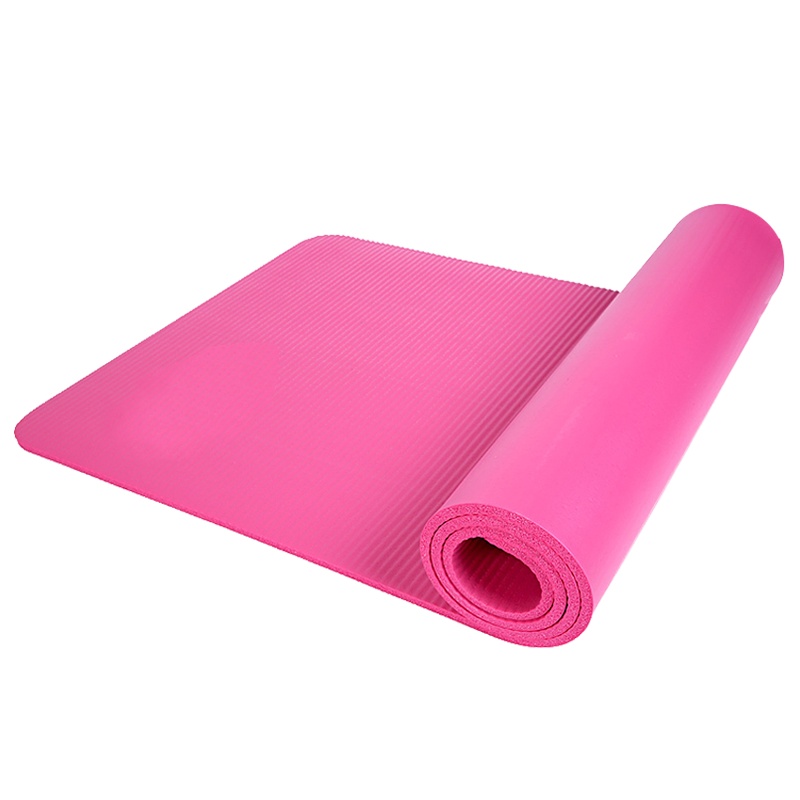 健芬欣瑜伽垫 6/8/10/15/20mm单色TPE材质瑜伽垫 易清洁 加厚双面纹路防滑 耐磨高回弹舞蹈垫