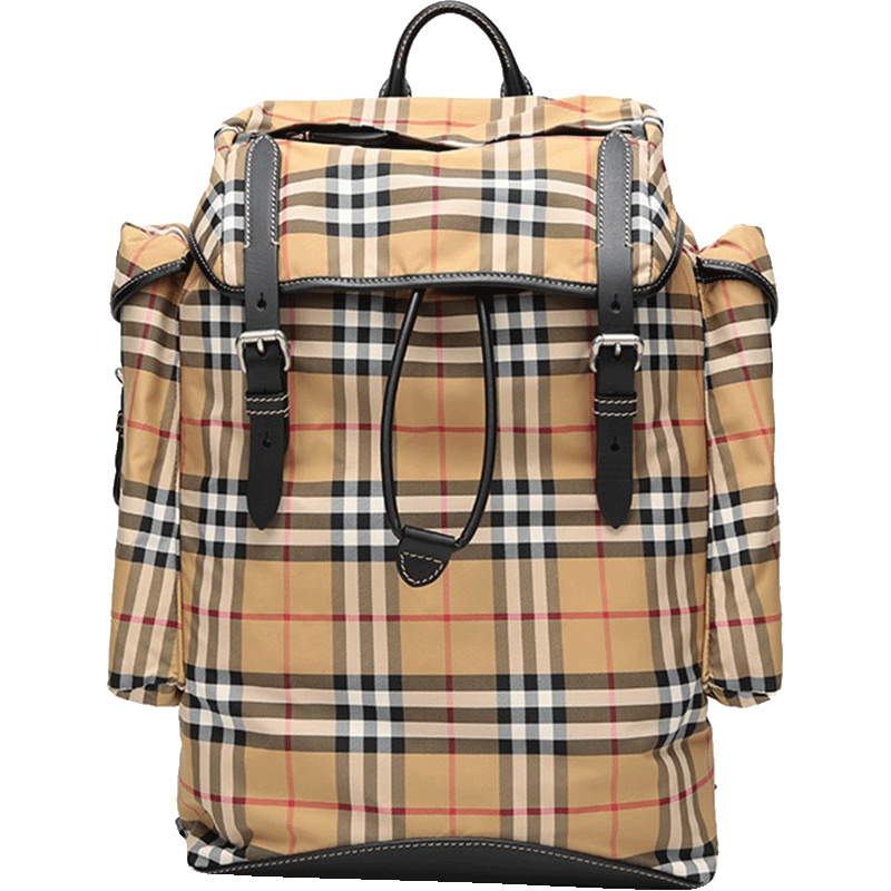 BURBERRY 博柏利 男款聚酰胺配皮双肩包 80055161