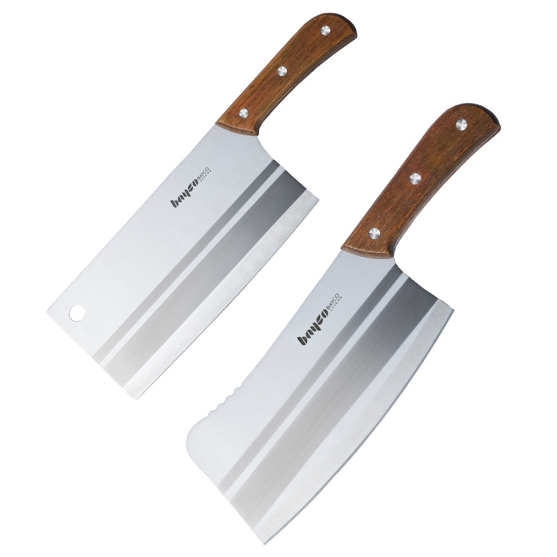 拜格BAYCO 刀具套装不锈钢厨房菜刀斩骨刀料2件套