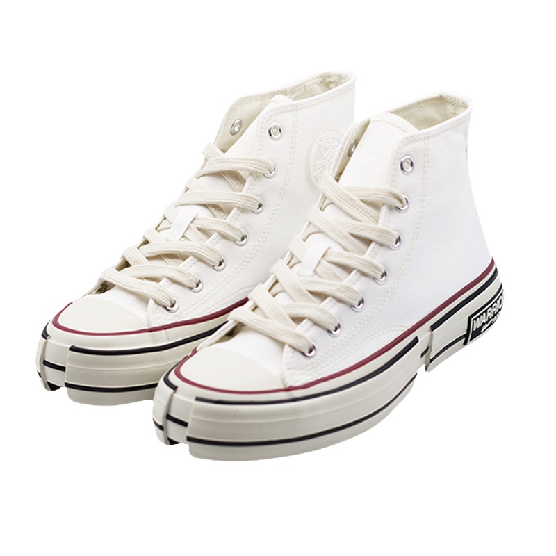 回力(Warrior)春季小白鞋帆布鞋高帮男女休闲鞋