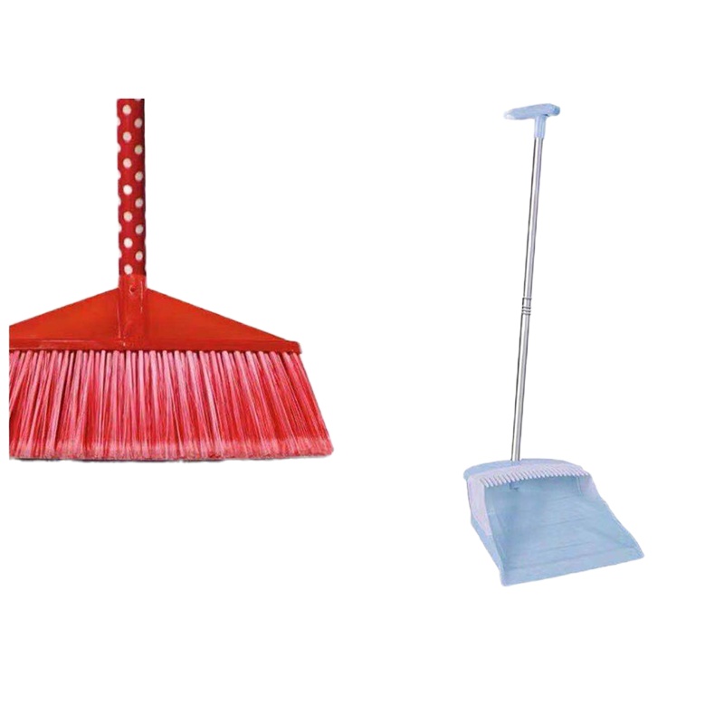 DP 扫把簸箕套装组合 家用扫地不粘头发扫帚撮箕(加长刮齿)