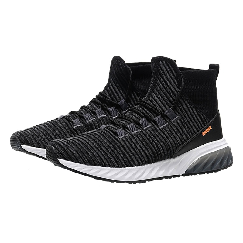 李宁 蜕变 一体织透气高帮 男子潮流休闲鞋AGLN199