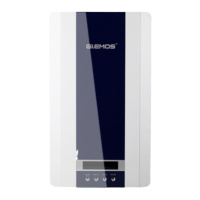 格林姆斯(GLEMOS)DSL-55FC速热式电热水器 双胆循环加热机械恒温10升储水5500W 蓝色