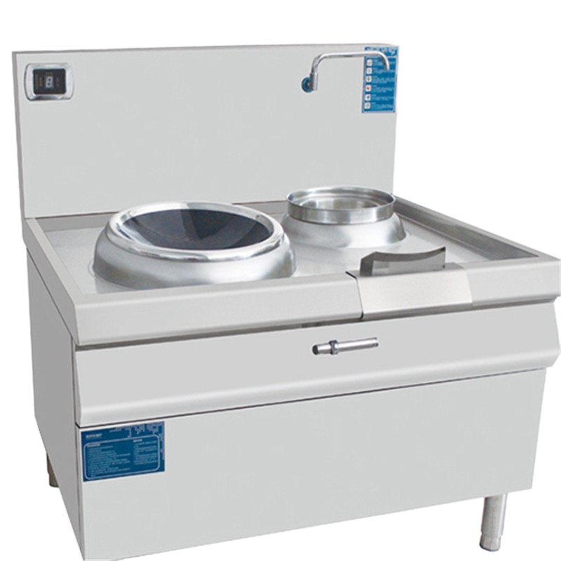 宜仕乐电磁单炒单温灶1100*1150*800 银白色