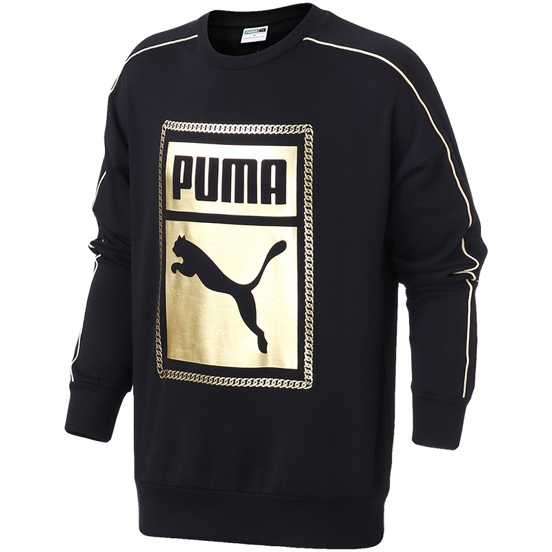 PUMA彪马运动服男装运动套头卫衣57763701 L 57763701黑色