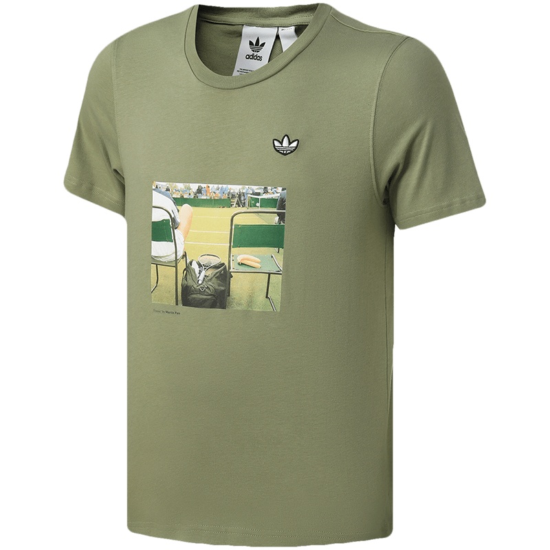 adidas阿迪达斯三叶草男装运动服休闲短袖T恤FM2196