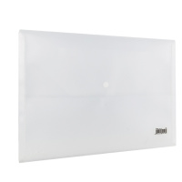 得力(deli)30只A4加厚文件袋 透明按扣资料袋 5501A