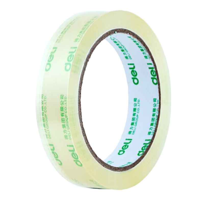 得力(deli)高品质高透明封箱胶带 24mm*60y*50um 12卷/筒 30133