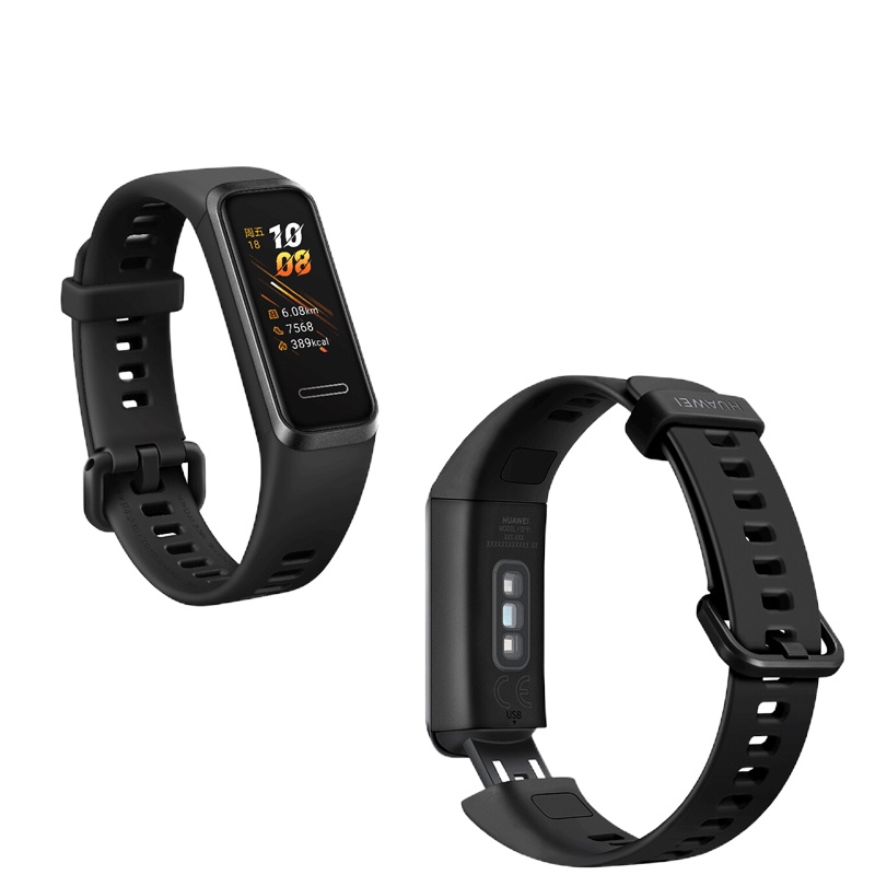 华为手环4 曜石黑 (高清彩屏+智能手环+301心脏研究+睡眠监测+触控+支付+Android+IOS通用+运动手环)