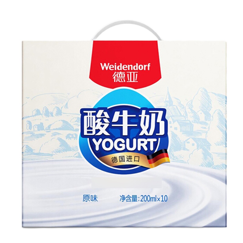 德亚酸牛奶200ml*10盒