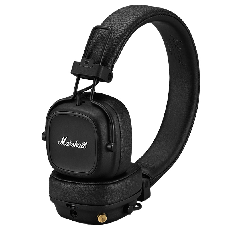 MARSHALL MAJOR IV马歇尔4代无线蓝牙耳机头戴式重低音电脑耳麦 黑色