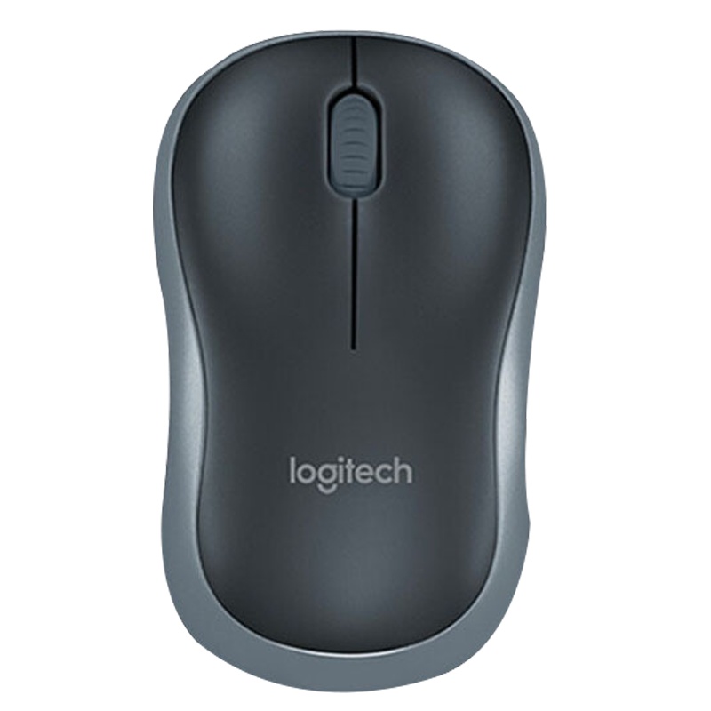 罗技 B175企业版 鼠标 无线鼠标 办公鼠标 对称鼠标 自营 带无线2.4G接收器 黑色