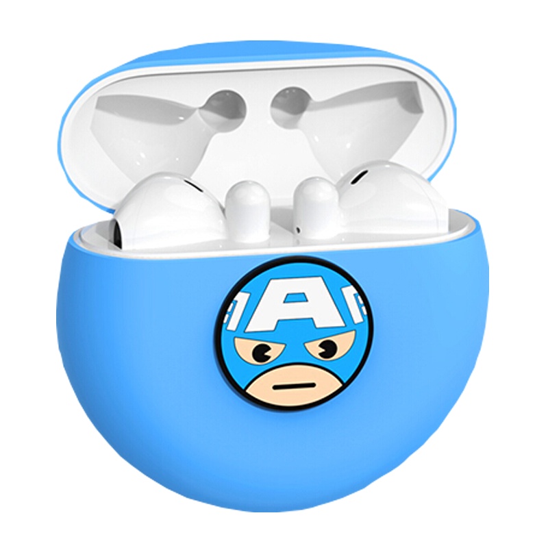 ESCASE 华为FreeBuds3耳机套 保护套3代无线蓝牙套硅胶不沾灰潮牌创意收纳盒 漫威正版美国队长