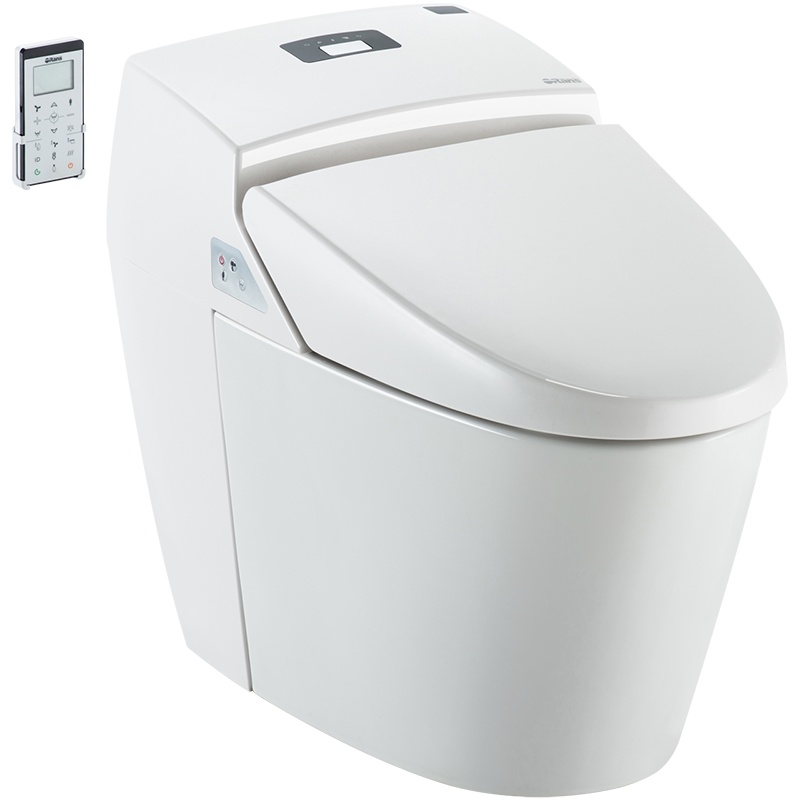 欧路莎(Orans)智能马桶一体机即热式无水箱喷射虹吸式地排连体式一体智能坐便器手动遥控自动冲水烘干马桶IT-611