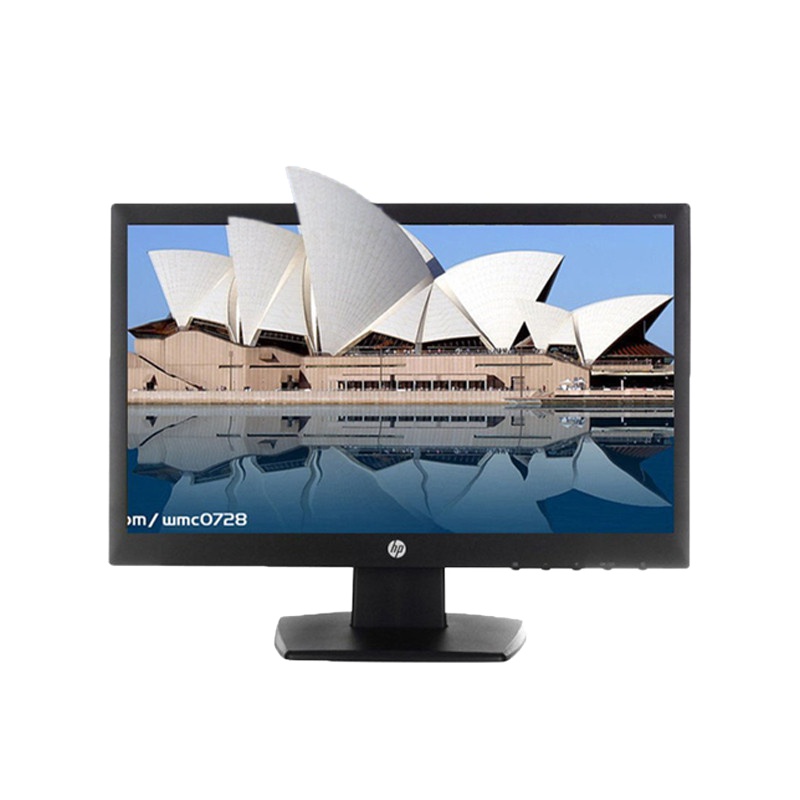 惠普(HP)v223 21.5英寸LED商用办公背光液晶显示器 宽屏16:9 1920x1080 VGA,DVI接口 黑色