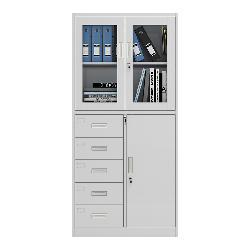 匡大 铁皮柜资料柜档案柜偏五斗钢制文件柜