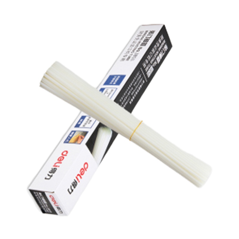 得力(deli)3858 6.0mm装订铆管100支/盒 6.0mm*500mm装订铆管热熔胶管装订器尼龙管塑料管装订机