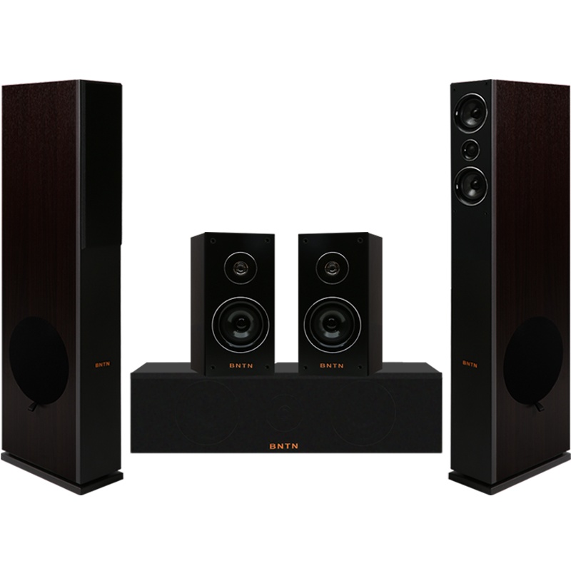 奔腾(BNTN)套装家庭影院音箱 电视音箱 落地木箱 卡拉OK音箱 主箱中环套装 时尚1号音箱