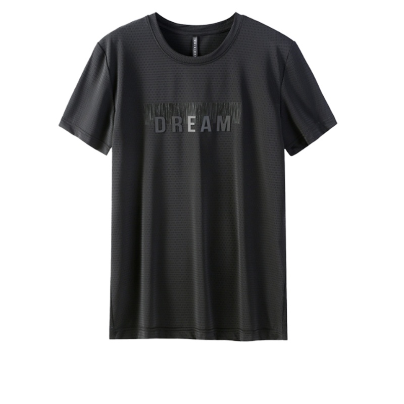 妖艺夏季新款冰丝网眼短袖t恤男士休闲运动速干体恤薄款圆领t恤衫506/508/509/510