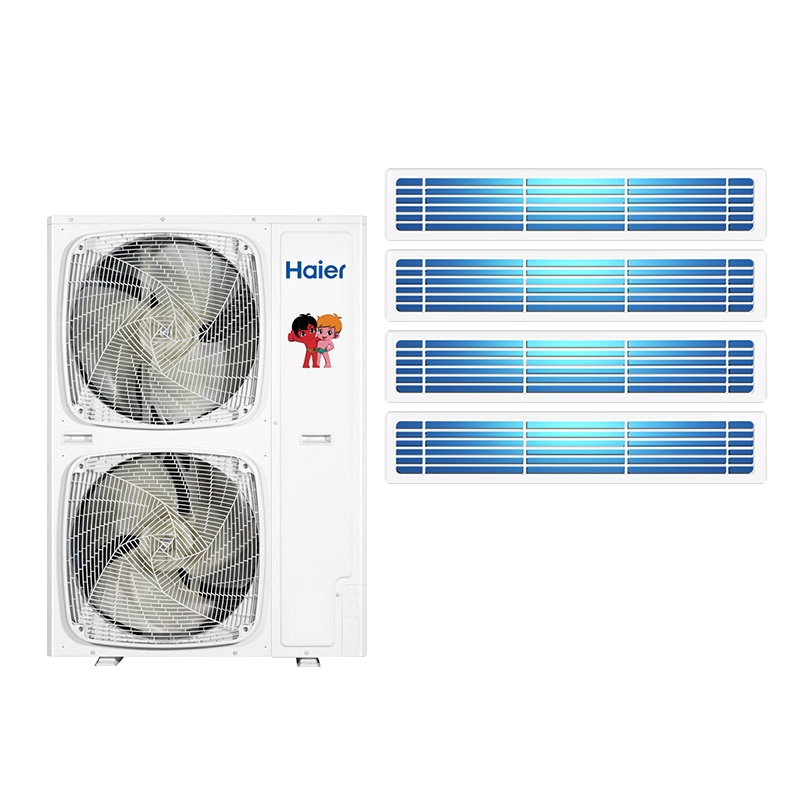 Haier/海尔中央空调5匹一拖四冷暖变频家用多联机RFC125MXSCVC(G)三菱电机压缩机