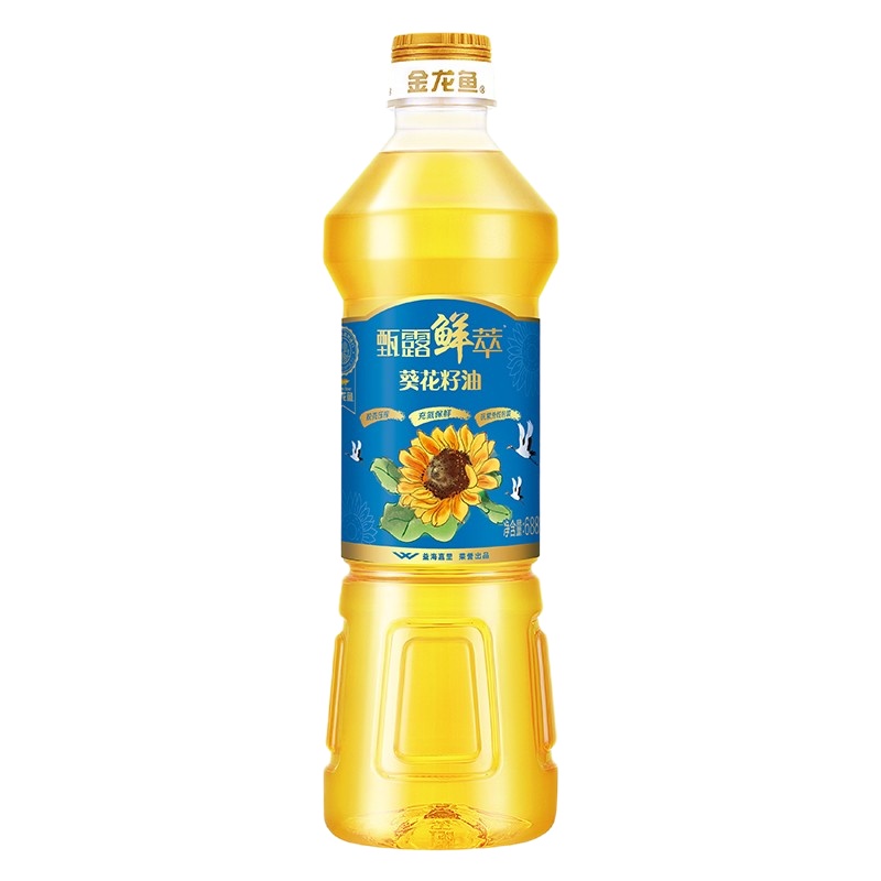 金龙鱼 甄露鲜萃葵花籽油688ml*3瓶
