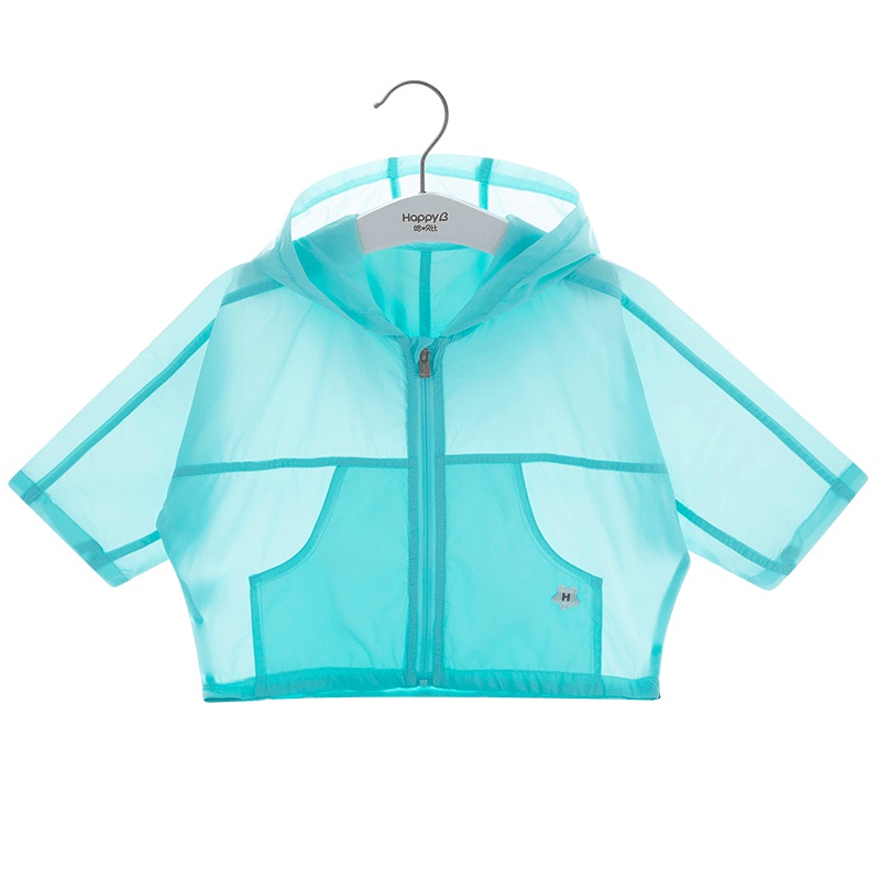 哈贝比婴儿防晒衣儿童透气外套男女宝宝空调衫女童防晒服夏