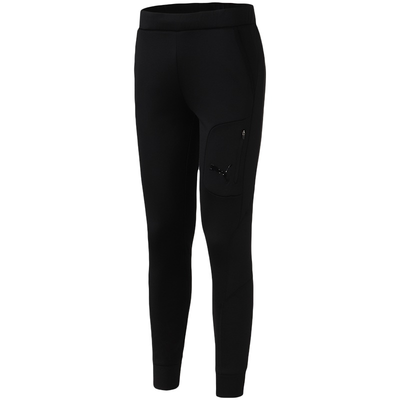 【自营】PUMA彪马男裤收口运动裤修身小脚裤针织长裤运动服855433 L 85543301黑色