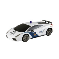 星辉 1:24遥控车超轻跑车警车版 白