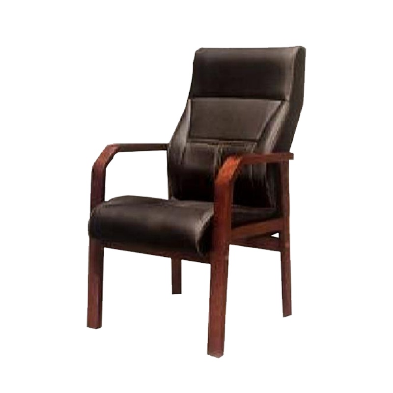 [理政]办公椅 办公家具 会议椅 带扶手西皮椅 老板椅