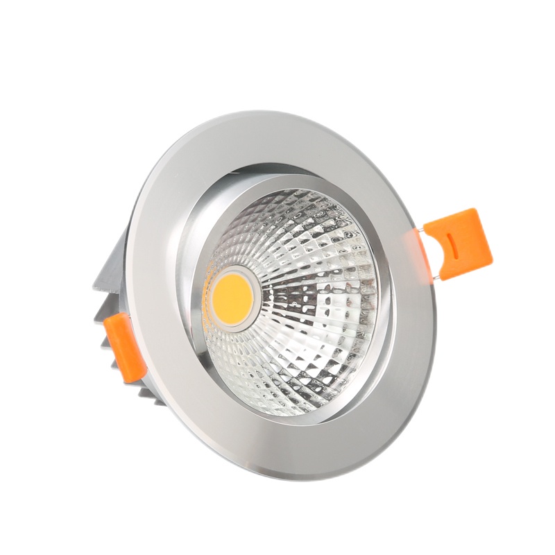 cob射灯服装店led筒灯12w客厅嵌入式天花灯3w5w背景墙牛眼聚光灯