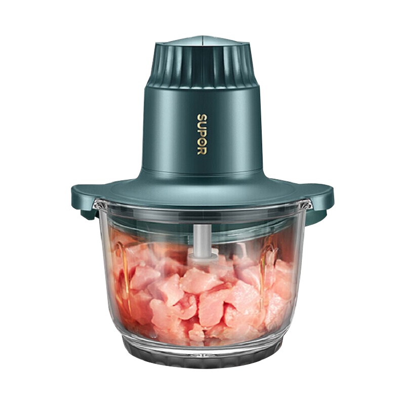 苏泊尔(SUPOR)绞肉机 家用2L电动小型不锈钢多功能搅肉料理机搅拌机搅碎机碎菜搅拌机 JR25S双刀