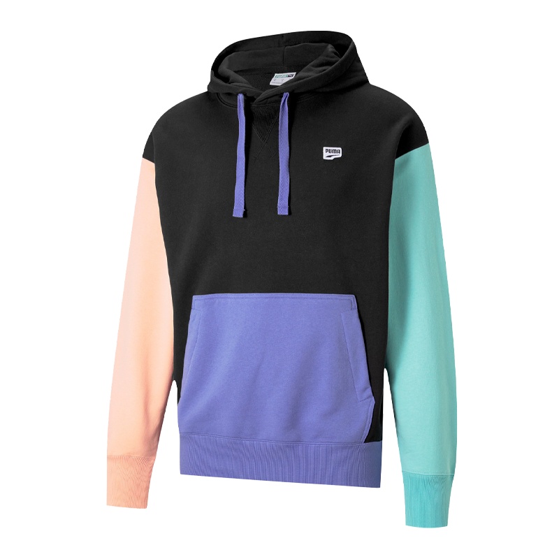 PUMA彪马2021春季新款拼接撞色卫衣运动服长袖531430