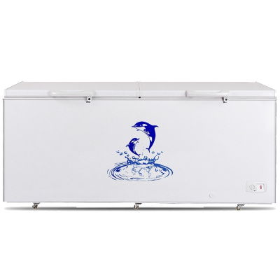 澳柯玛(AUCMA)737升家用商用大容量冰柜 卧式大冰箱 冷藏冷冻转换单温顶开冷柜BC/BD-737TC