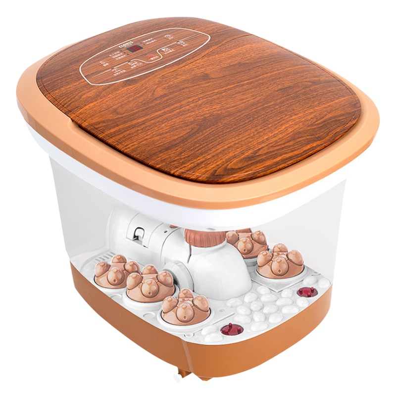 美承(Mition)A1全自动指压按摩电动足浴盆洗脚盆泡脚盆 电动加热泡脚桶 家用养生智能恒温深桶足疗机 泡到小腿