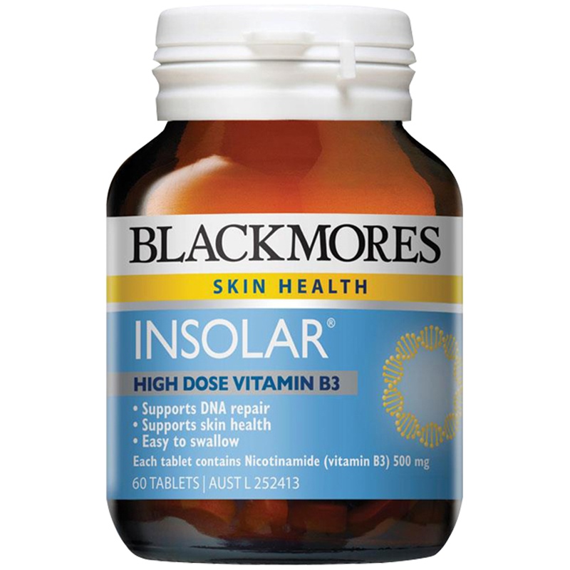Blackmores澳佳宝烟酰胺焕白修护精华片60片/瓶 美白修复 呵护肌肤 膳食营养补充剂 澳洲进口