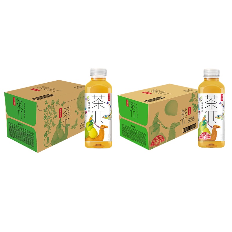 农夫山泉 茶π(茶派)柚子绿茶500ml*15瓶 整箱装