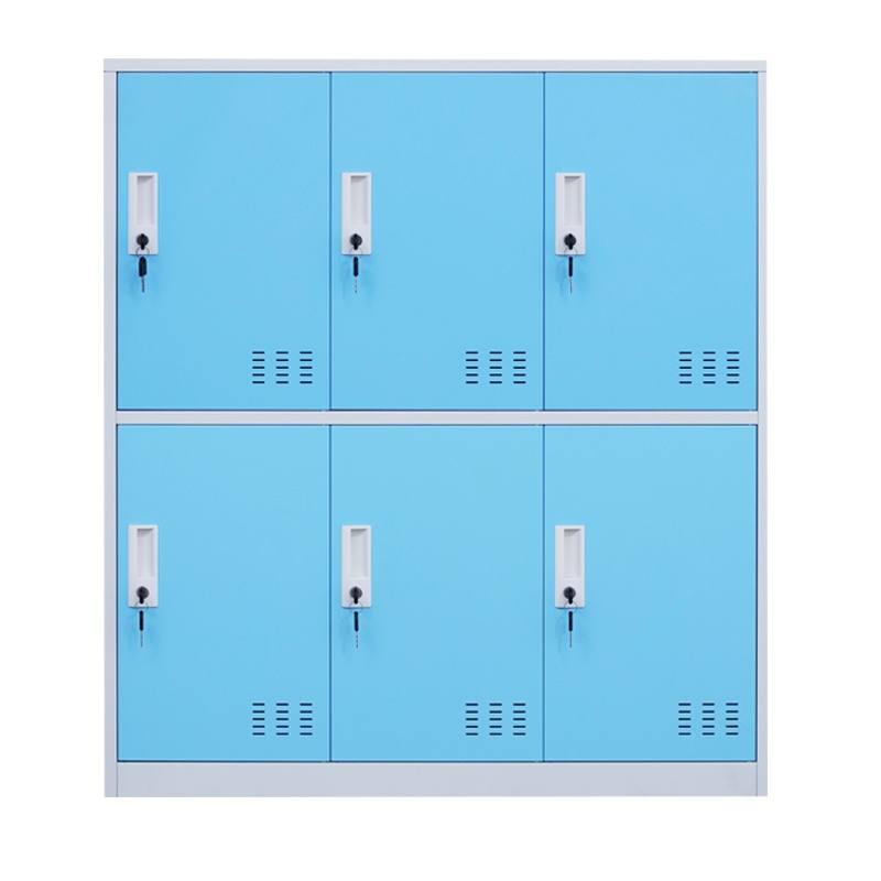 永格更衣柜存包柜鞋柜小矮柜碗柜拆装小六门多色