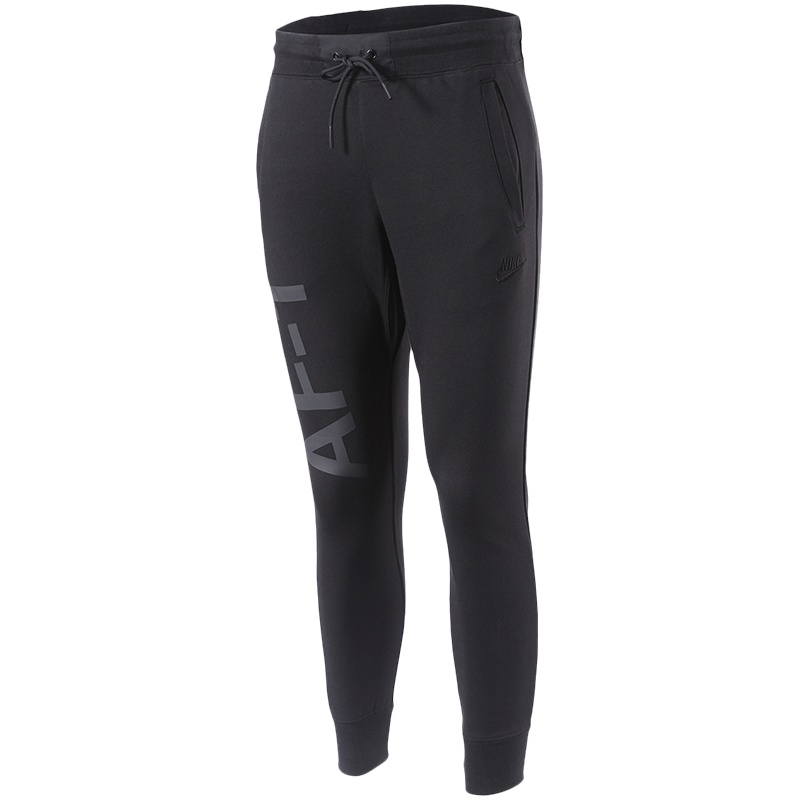 Nike耐克男装长裤针织宽松收口运动休闲卫裤925445 S 黑色