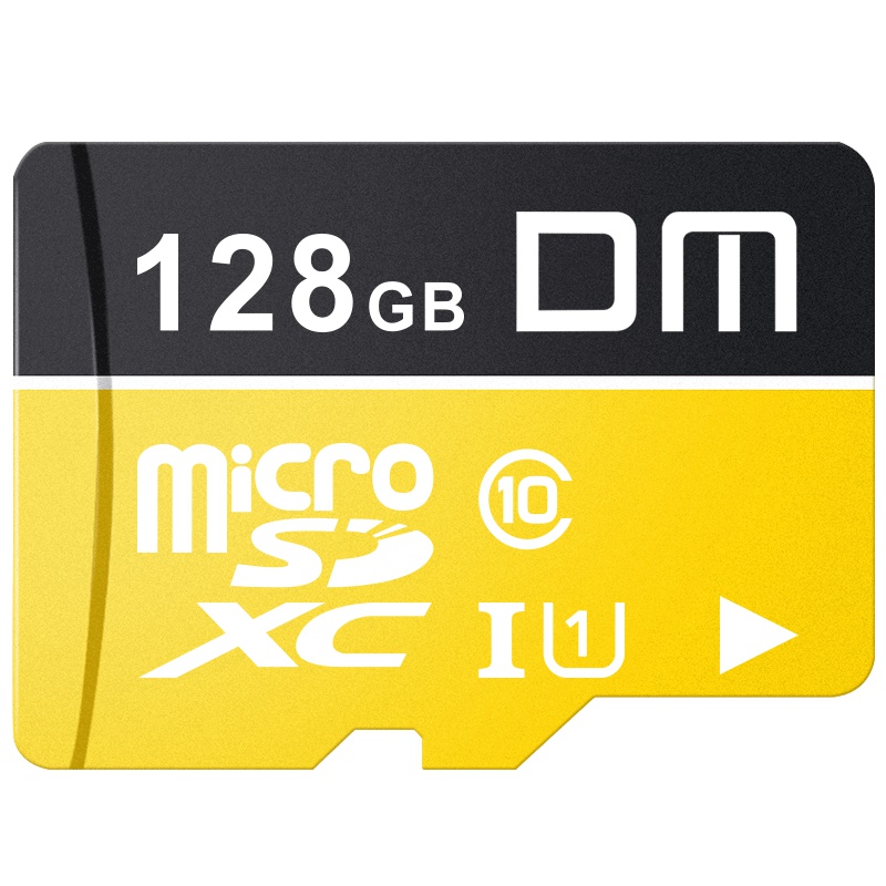 DM 128GB TF(MicroSD)存储卡 C10 TF-U1 手机内存卡 行车记录仪 平板电脑 高速存储卡金色