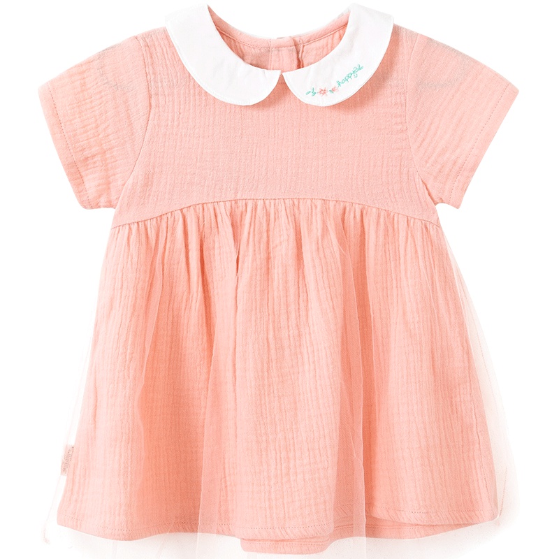 哈贝比婴儿衣服女宝宝连衣裙可爱公主儿童裙子可爱女童网纱裙